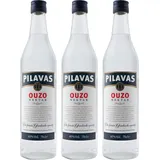 Ouzo Pilavas Nektar 3x 0,7l 40% Vol. | Aus Griechenland | Qualitativ Hochwertig | + 20ml Jassas Olivenöl