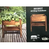 Pflanzen Kölle Hochbeet mit Ablage 80,5 x 40 x 78 cm Braun