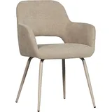 Woood Esszimmerstuhl Jenny Webstoff beige 2er Set