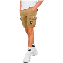 Alpha Industries Herren Crew Short Patch Für Cargos, Sand, 28 EU