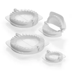 Tescoma Teigtaschenformer Kunststoff Maultaschenformer Former Ravioli Teigform 4er Set