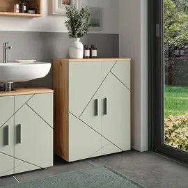 Vicco Midischrank Irma 60 x 81 x 30 cm Salbeigrün