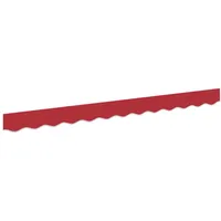 VidaXL Markisenvolant für 2.5 m Rahmen Rot 2.3x0.2 m