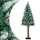 vidaXL Weihnachtsbaum Schlank mit Echtholz und Schnee Grün 150 cm