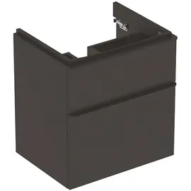 Geberit Waschtischunterschrank 2 Schubladen 58,4 x 61,7 x 47 cm Grau