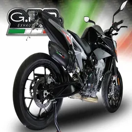 GPR EXHAUST SYSTEMS Furore Evo4 Nero Ktm Duke 790 21-23 Ref:e5.kt.107.fne4 Homologierter Slip On Schalldämpfer - Matt Black - Homologated