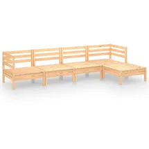 vidaXL Modell 16 Loungeset Kiefer braun
