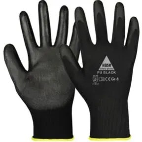 Hase Montagehandschuhe Schwarz Größe 7, Polyester