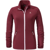 Schöffel Damen atmungsaktive Fleecejacke Lodron , Bordeaux, 46/3XL