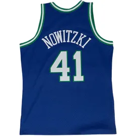 Mitchell & Ness NBA Dallas Mavericks Dirk Nowitzki Trikot blau