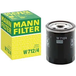 Ölfilter MANN-FILTER W 712/4 Anschraubfilter mit einem Rücklaufsperrventil