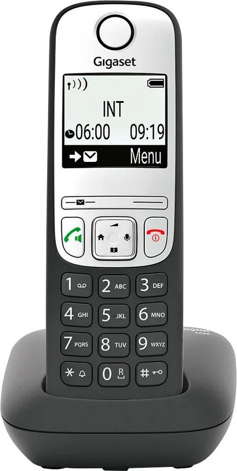 Gigaset A690 Schnurloses DECT-Telefon (Mobilteile: 1) schwarz