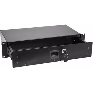 Omnitronic Rackschublade SN-2 Rackschublade mit Schloss 2HE