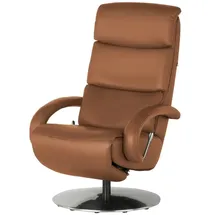 Hukla Relaxsessel Florian Leder 73 x 115 x 91 cm Braun mit Relax-Funktion