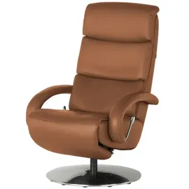 Hukla Relaxsessel Florian Leder 73 x 115 x 91 cm Braun mit Relax-Funktion