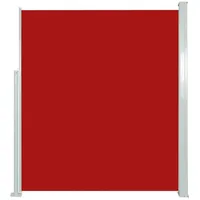 VidaXL Ausziehbar Seitenmarkise 160 x 300 cm rot 317883