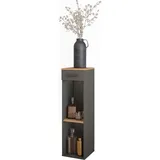 Vichy Vichy, Weinregal, Repose, Goldkraft Eiche/Anthrazit, 34.5 x 106 cm