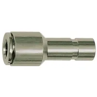 Riegler Gerade Steckverbindung, Stecknippel 10 mm, red., für Schlauch-