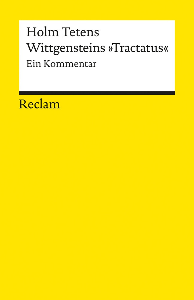 Wittgensteins »Tractatus« - Holm Tetens  Taschenbuch