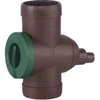 Prosperplast Regensammler Inox für Fallrohre Ø 68-100 mm braun