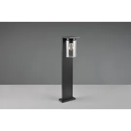 Trio Außen-Stehlampe IP44 16 cm x 65 cm inkl. Dämmerungssensor schwarz