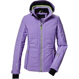 killtec Damen Skijacke/Funktionsjacke in Daunenoptik mit abzippbarer Kapuze und Schneefang KSW 33 WMN SKI JCKT, helllavendel, 42, 41942-000