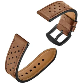 TECH-PROTECT Lederarmband Samsung Galaxy Watch 6/5 Pro/5/4/3, Tech-Protect Leather, Braun