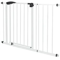 ECD Germany Treppenschutzgitter Türschutzgitter Schutzgitter Absperrgitter Treppen 105-115cm