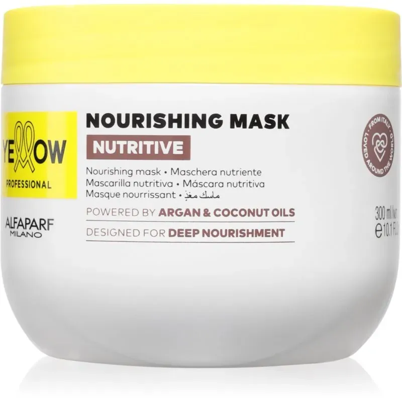 Yellow Professional Nutritive Nourishing mask Maske mit ernährender Wirkung für trockenes und zerbrechliches Haar 300 ml
