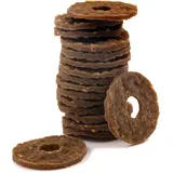 PetSafe Busy Buddy Kauringe aus Rohhaut für Hunde, Für Snackring-Spielzeuge von PetSafe geeignet, Größe A, 16 Stück