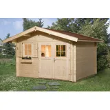 Weka Gartenhaus 109 3,40 x 2,50 m natur