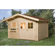 Weka Gartenhaus 109 3,40 x 2,50 m natur