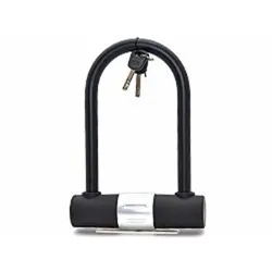 HundB Bügelschloss 24.5x18cm Ø16mm 1.4kg Fahrradschloss Sicherheitsbügel Schloss für Fahrrad E Scooter Motorrad Diebstahlschutz robust stabil