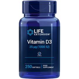 Life Extension Vitamin D3 1000 IU Softgels 250 St.