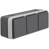 Berker Schuko-Steckdose 3-fach Grau 1 St.