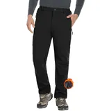 Zoofly Skihose Herren Wanderhose Outdoor Hosen Trekkinghose Skifahren Hundespor Hose Wandern Und Für Viele Outdoor-Aktivitäten Softshellhose Herren 3XL - 3XL