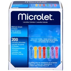 Microlet Lanzetten farbig