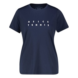 Asics Tennisshirt Damen Tennisshirt COURT TENNIS GRAPHIC TEE blau XS