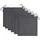 vidaXL Gartenstuhl 60,1 x 69,5 x 33,6 cm grau 6 St.