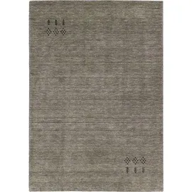 TEPGO Tashi Gabbehteppich 40 x 60 cm Hellgrau