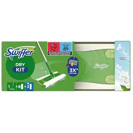 Swiffer Bodenwischer und Bodentücher inkl. 8 Trockentücher und 3 Feuchte Bodentücher