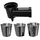 Cecotec Twist&Fusion Gemüsereibe 3-tlg. Schwarz
