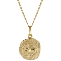 trendor 15022-01 Kinder-Halskette mit Sternzeichen Steinbock 333/8K Gold, 42 cm