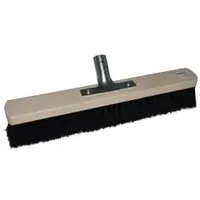 Nölle Profi Brush Saalbesen Qualitätsmischung mit Metallstielhalter 50 cm