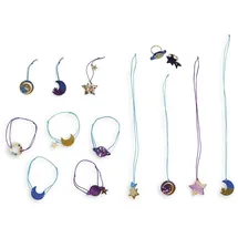 Juratoys Galaktischer Harzschmuck zum Selbermachen (14 Schmuckstücke)