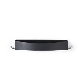Compactor Clever Flip Duschablage zur Wandmontage ohne Bohren, Tragkraft bis 9 kg, Schwarz, 35,6 x 10,2 x 6,3 cm