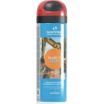 soppec Baustellenmarkierspray Fluo TP Hydro Rot 0,5 l