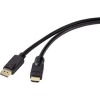 Renkforce DisplayPort / HDMI Adapterkabel DisplayPort Stecker, HDMI-A Stecker