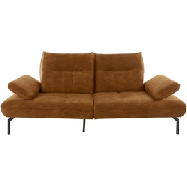INOSIGN Big-Sofa »Marino«, Armteil- und Rückenverstellung, wahlweise mit Sitztiefenverstellung, braun
