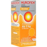 Reckitt Benckiser Deutschland GmbH Nurofen Junior Fiebersaft Orange 20 mg / ml